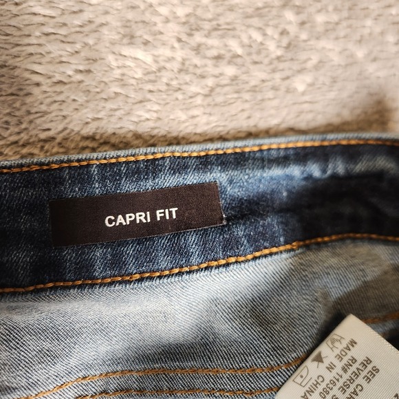 Judy Blue Jeans Women's 34X24 (Tag‎ 32) Capri Fit Denim JB82154DK Stretch - Picture 8 of 15